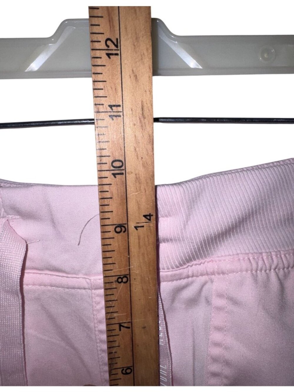 Med Couture Touch Womens Scrub Set Pink V-Neck Top S & Jogger Pants SP - Picture 9 of 12